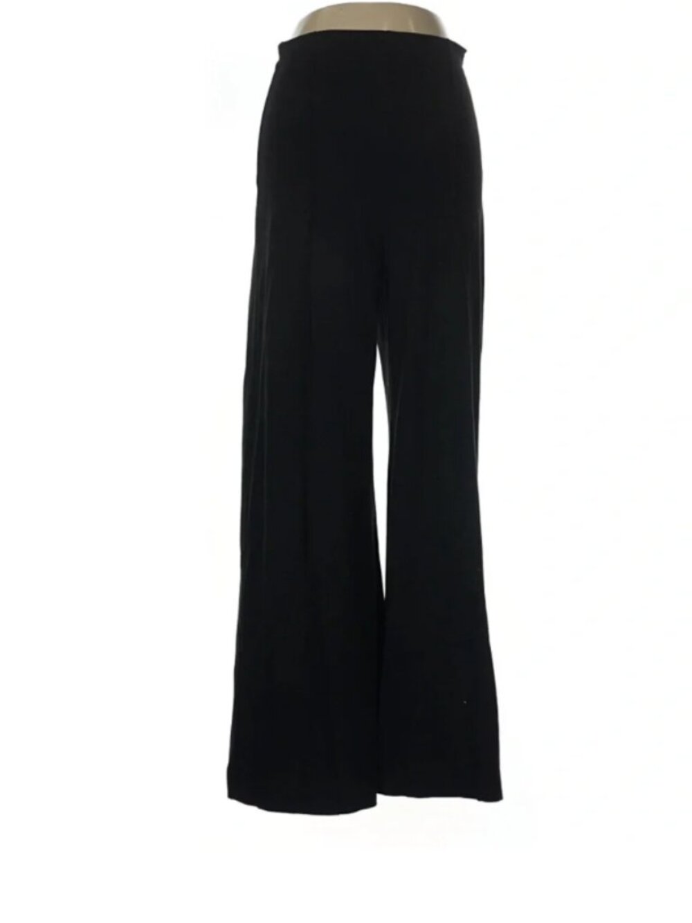 Ripley Rader Black Ponte Knit Standard Wide Leg Pant Size Medium (3) - Picture 2 of 4